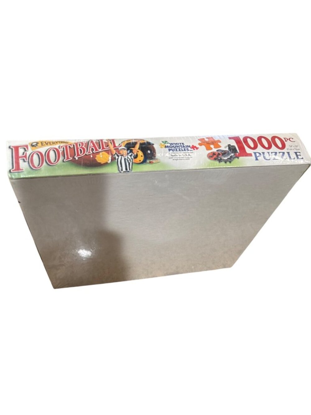 White Mountain Everything Football Puzzle 1000 Pieces 24”x30” New Sealed 2007 - Picture 4 of 15